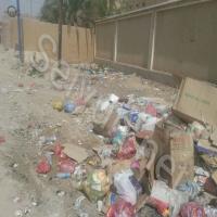 مكب نفايات في شارع السينما