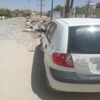 مكب نفايات في الشارع الرئيسي للبهاليل