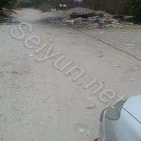 مكب نفايات قرب مقهى بن عبودان